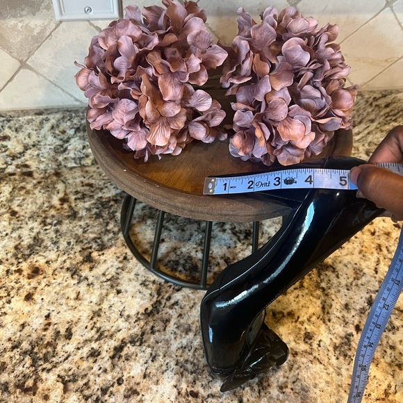 Moda Spana black patent leather peep toe pump/heels with bow.  Size 11. - Picture 6 of 8